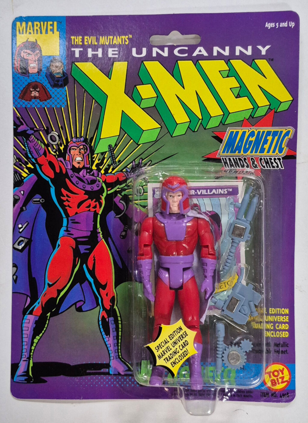 Toy Biz The Uncanny X-Men Evil Mutants Magneto Action Figure: Mint on Card 1