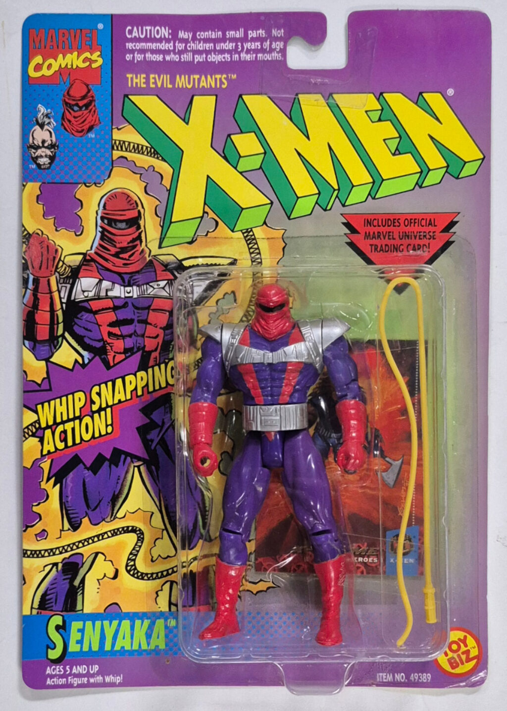 Toy Biz The Uncanny X-Men Evil Mutants Senyaka Action Figure: Mint on Card 1