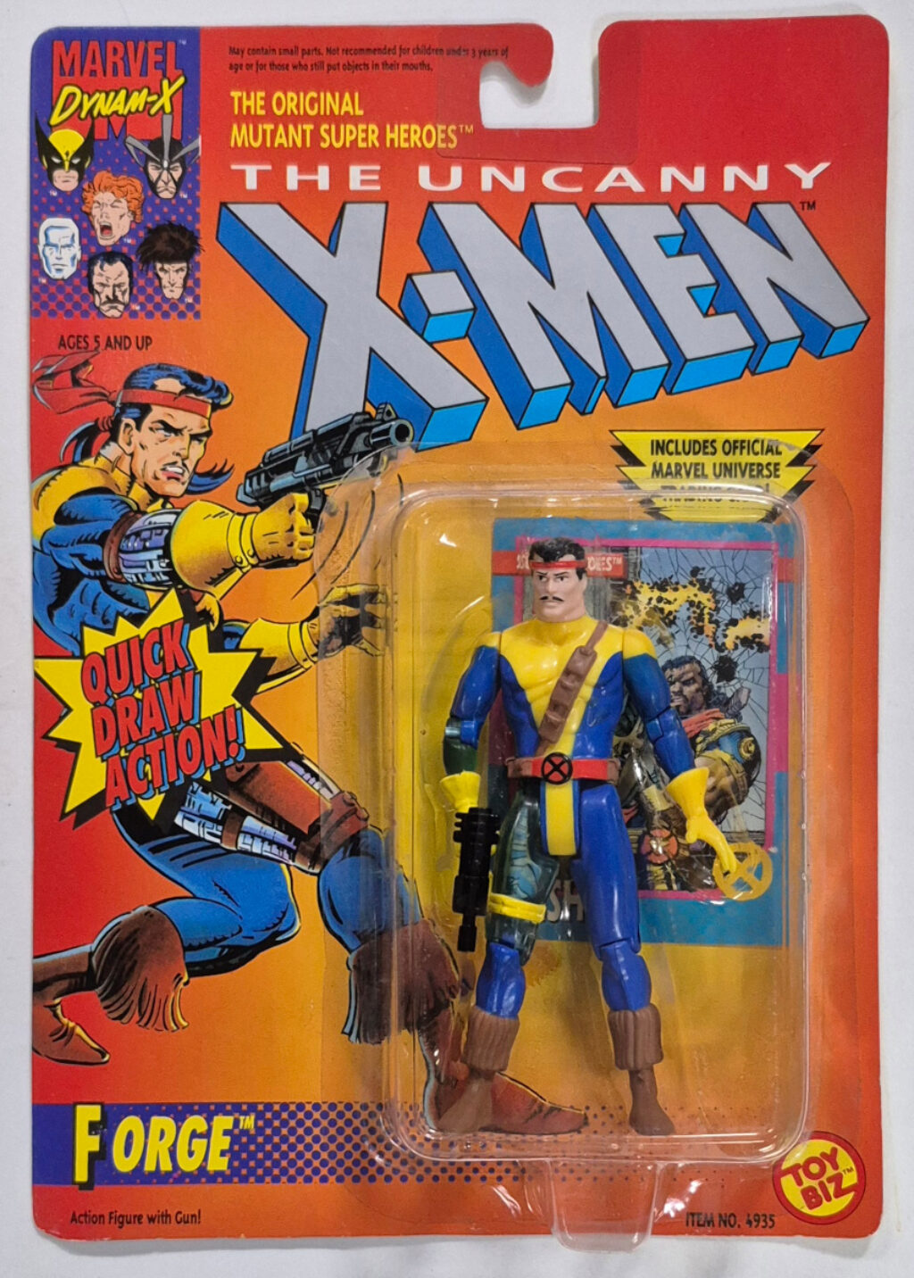 Toy Biz The Uncanny X-Men Forge Action Figure: Mint on Card 1