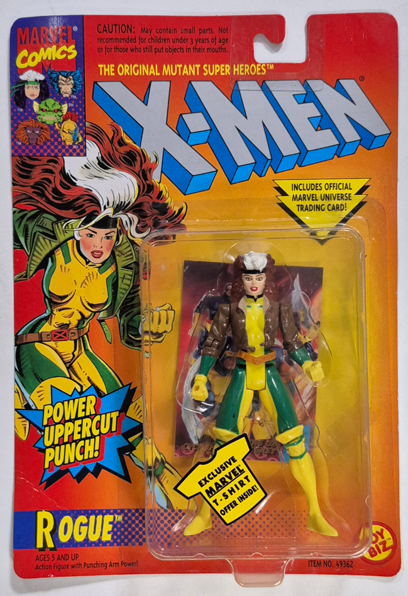 Toy Biz The Uncanny X-Men Rogue Action Figure: Mint on Card 1
