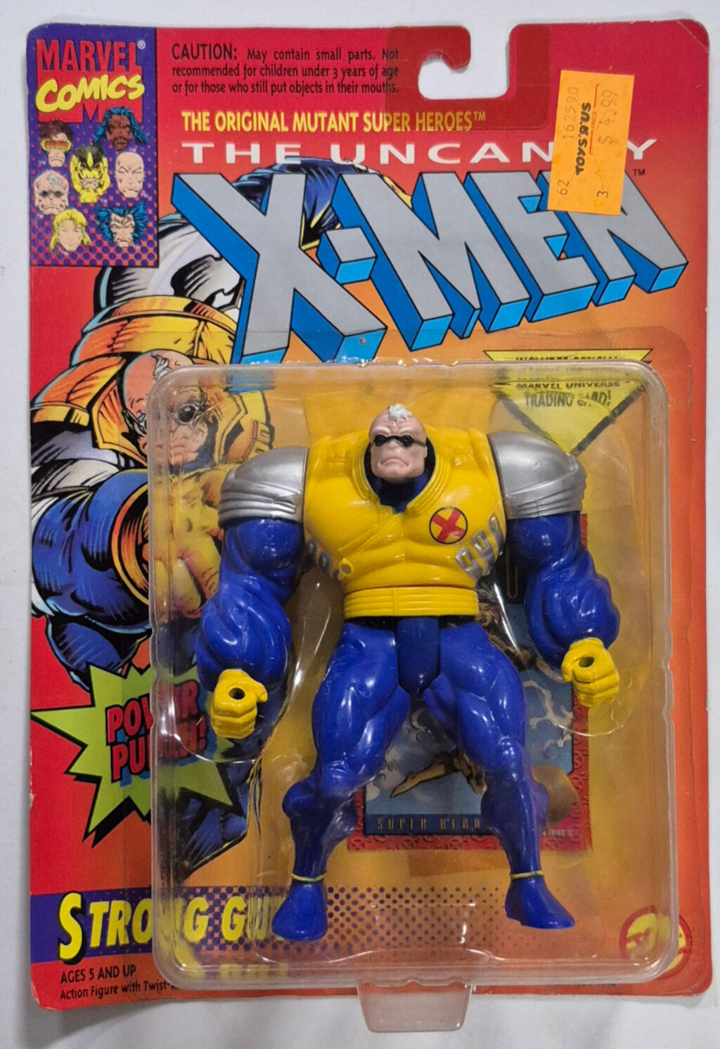 Toy Biz The Uncanny X-Men Strong Guy Action Figure: Mint on Card 1