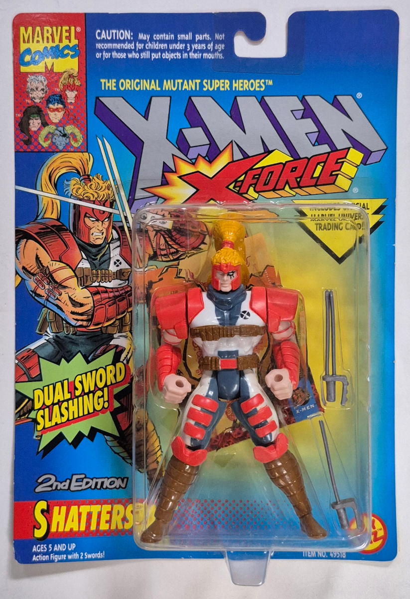 Toy Biz X-Men X-Force 2nd Edition Shatterstar Action Figure: Mint on Card 1