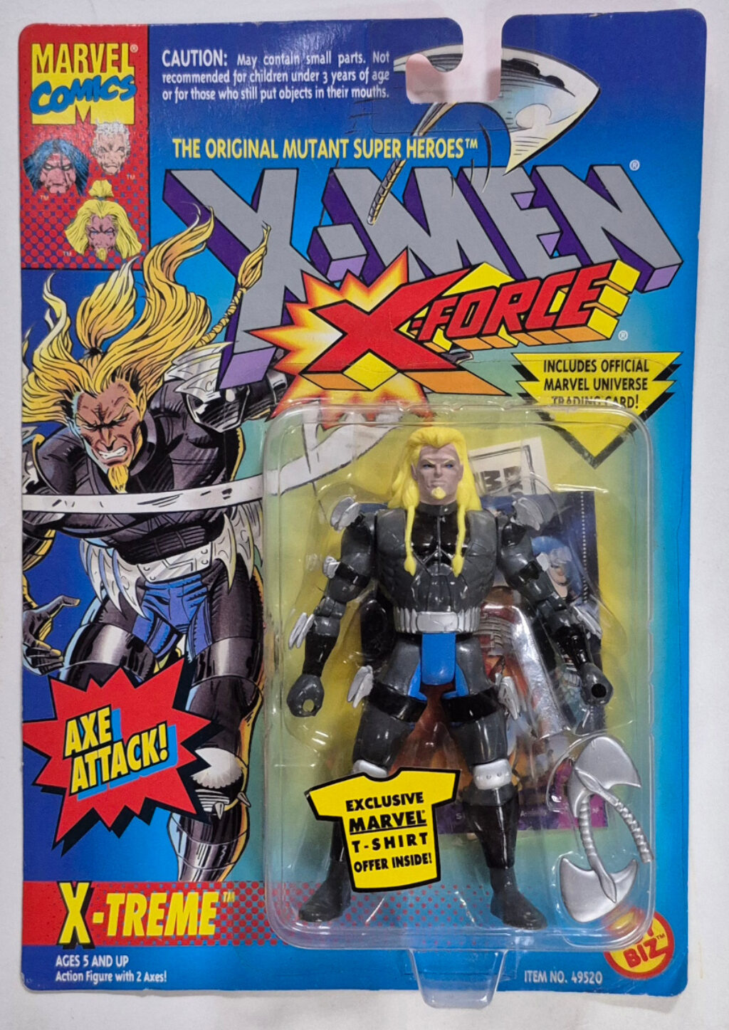 Toy Biz X-Men X-Force X-treme Action Figure: Mint on Card 1