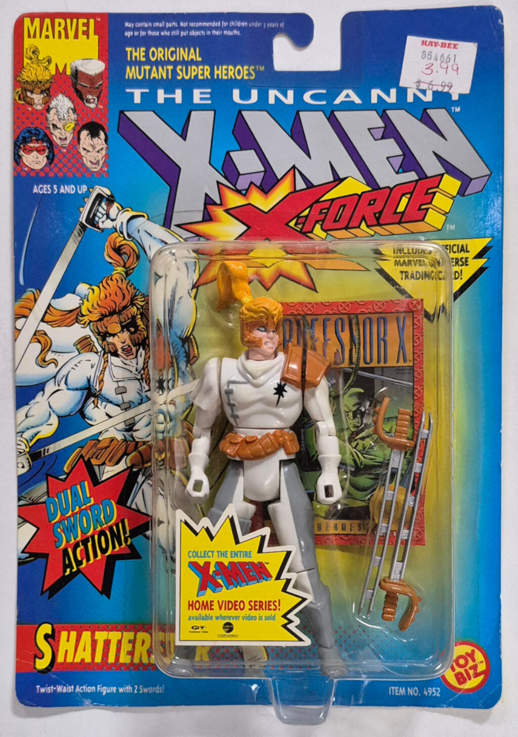 Toy Biz X-Men X-Force Shatterstar Action Figure: Mint on Card 1
