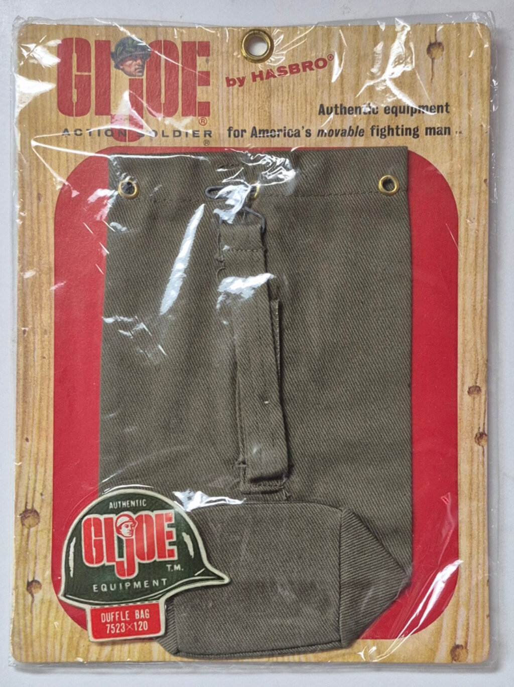 MIP 1964 Hasbro G.I. Joe Duffle Bag Authentic Equipment Pack for Action Soldier 1
