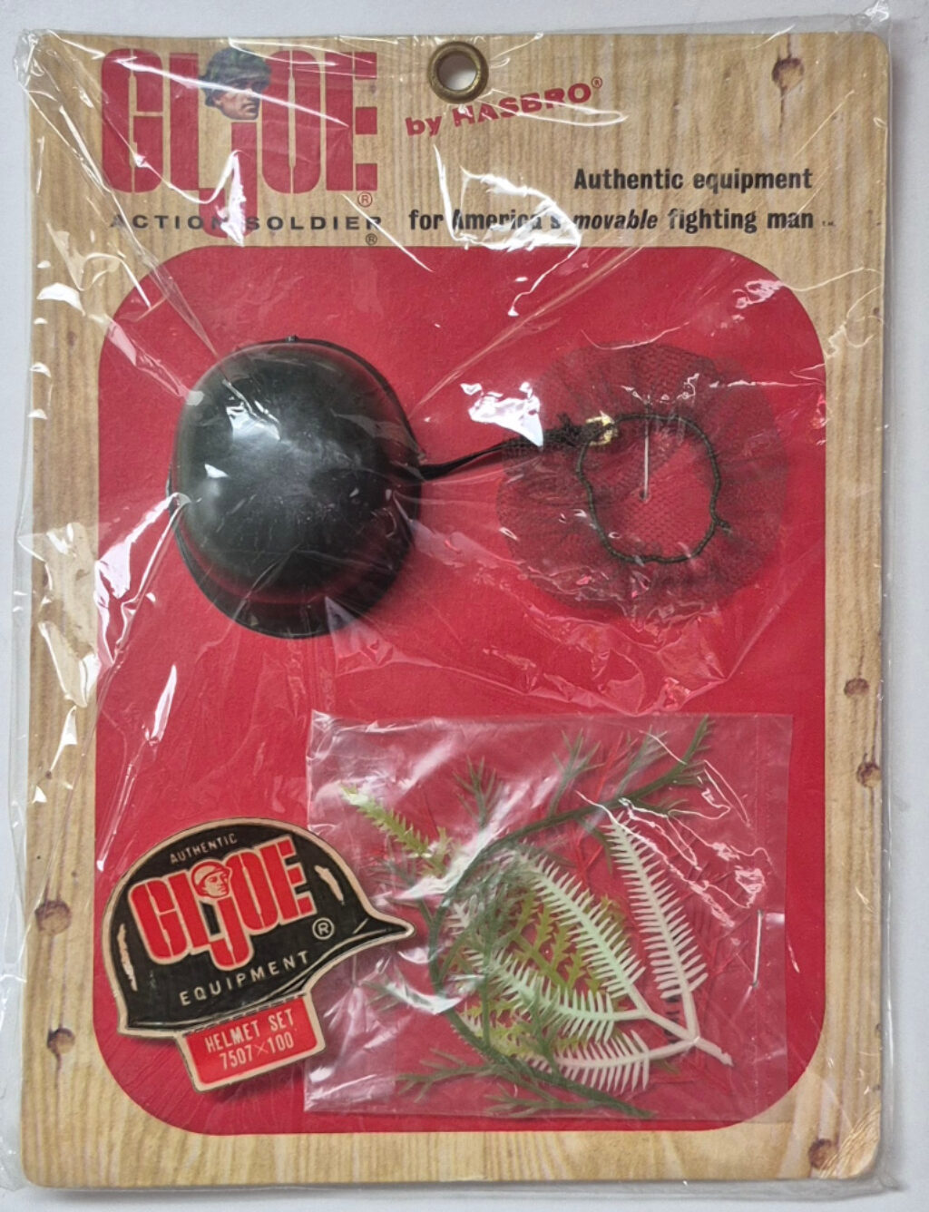 MIP 1964 Hasbro G.I. Joe Helmet Set Authentic Equipment Pack for Action Soldier 1