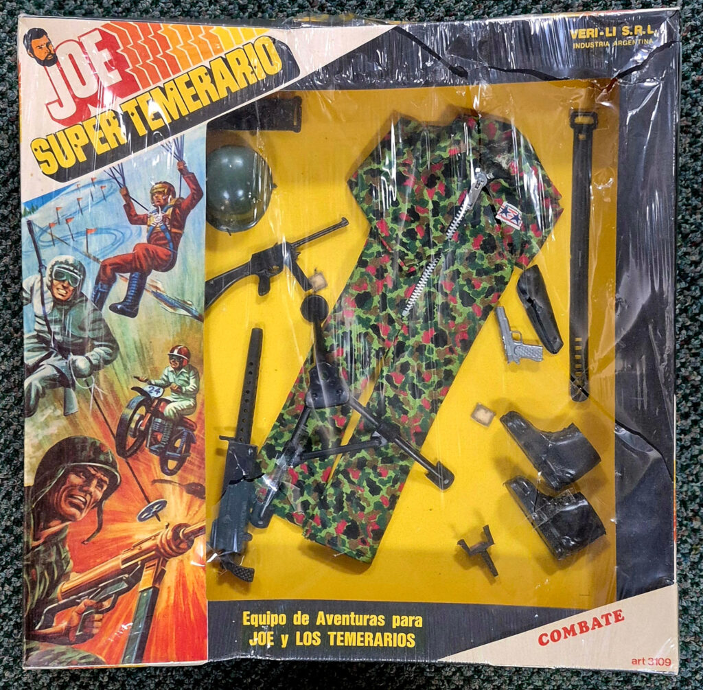 MIP 1970's G.I. Joe Veri-Li (Argentina) Super Temerario Combate Outfit #3109 1