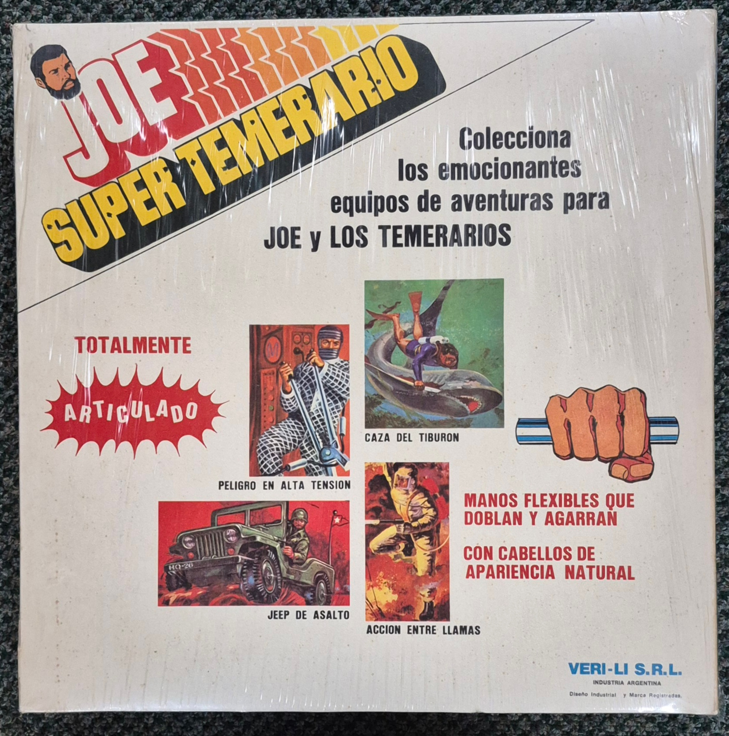 gi-joe-super-temerario-argentina-combate-3109-equipment-set-2 MIP 1970's G.I. Joe Veri-Li (Argentina) Super Temerario Combate Outfit #3109 2
