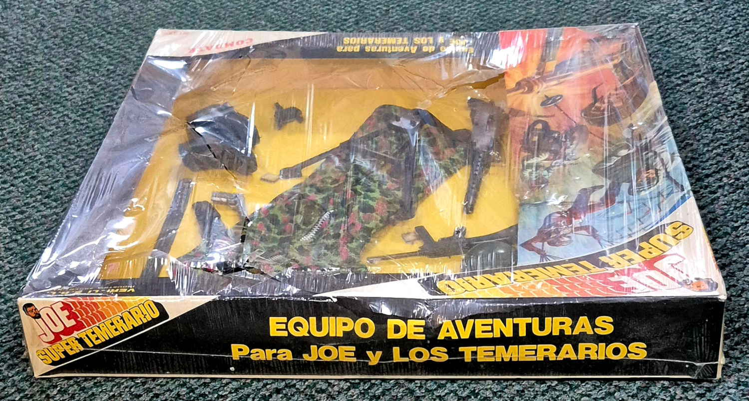 gi-joe-super-temerario-argentina-combate-3109-equipment-set-3 MIP 1970's G.I. Joe Veri-Li (Argentina) Super Temerario Combate Outfit #3109 3