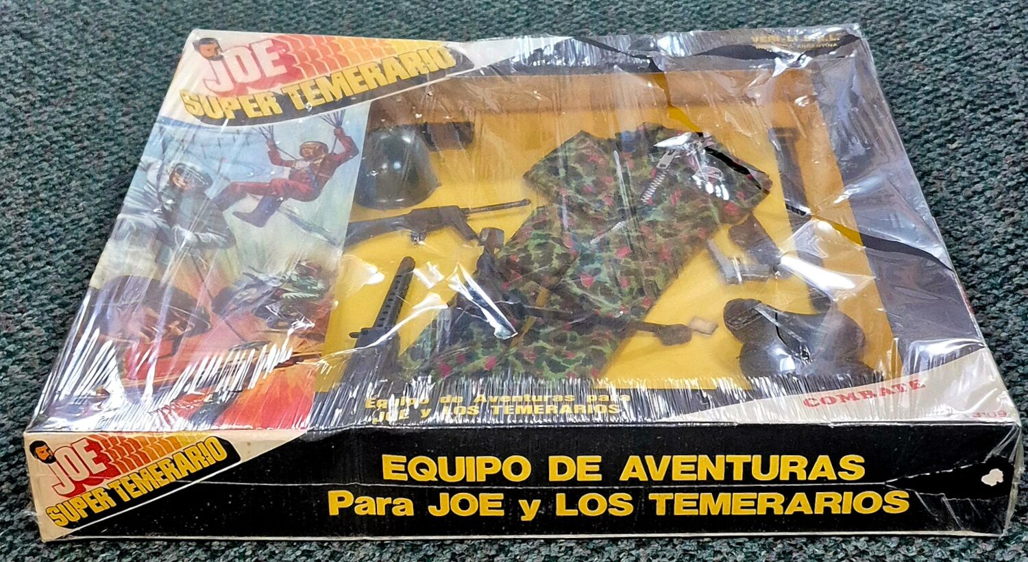 gi-joe-super-temerario-argentina-combate-3109-equipment-set-5 MIP 1970's G.I. Joe Veri-Li (Argentina) Super Temerario Combate Outfit #3109 5