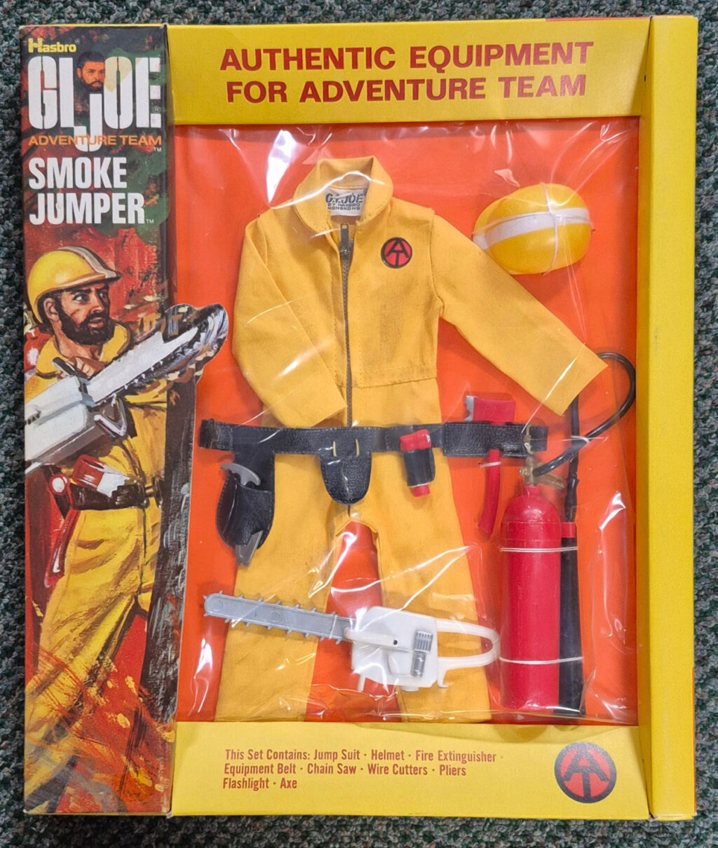 MIP 1971 Hasbro G.I. Joe Adventure Team Smoke Jumper Authentic Equipment Set #7371 1