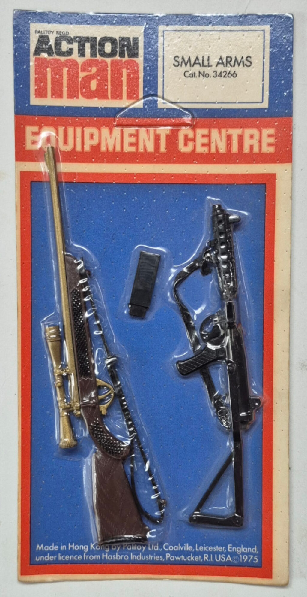 MIP 1975 Palitoy G.I. Joe Action Man Small Arms Weapons Pack #34266 1