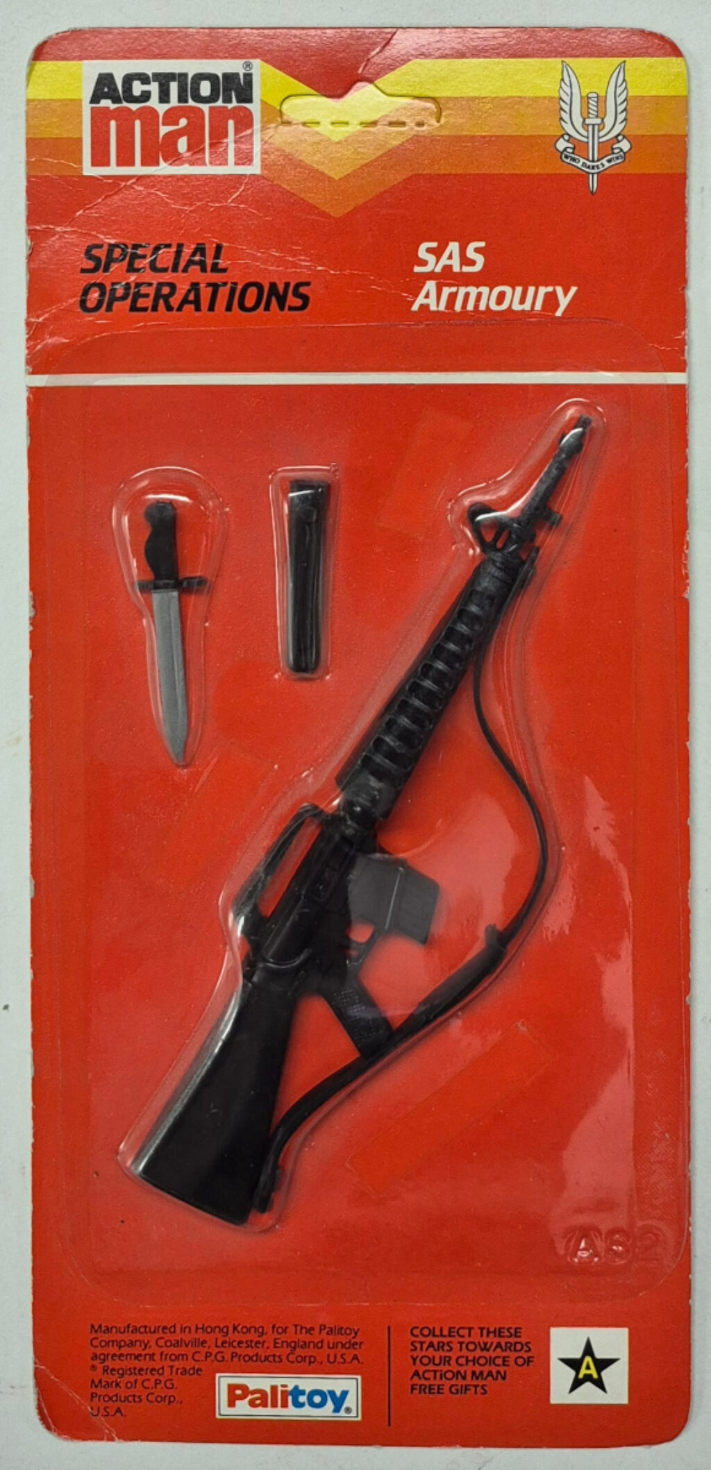MIP 1970's Palitoy G.I. Joe Action Man SAS Armory Special Operations Weapons Pack 1