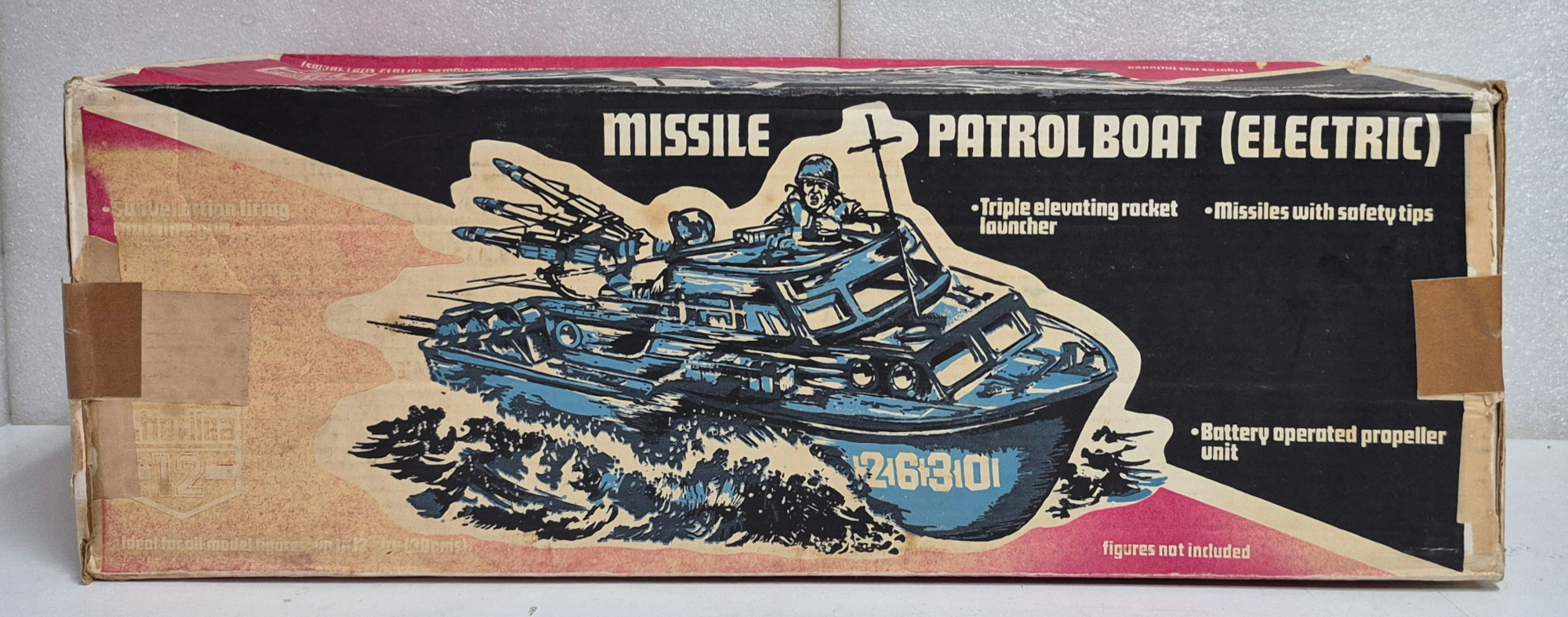 cherilea-12-gi-joe-electric-missile-patrol-boat-in-box-4 1970 Cherilea G.I. Joe Electric Missile Patrol Boat Complete in Box 4