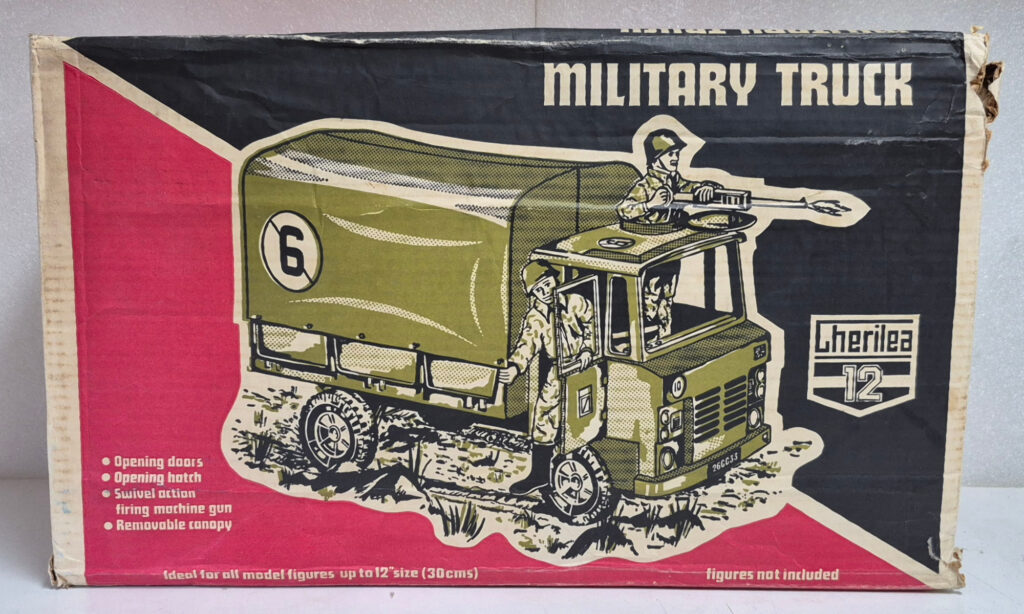 1970 Cherilea G.I. Joe Military Truck with Canopy and Machine Gun in Box 1