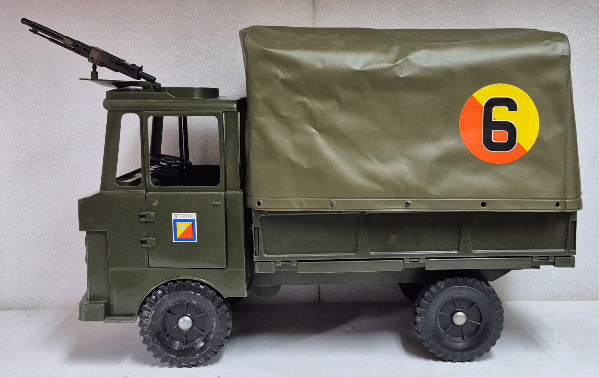 cherilea-12-gi-joe-military-truck-in-box-8 1970 Cherilea G.I. Joe Military Truck with Canopy and Machine Gun in Box 8
