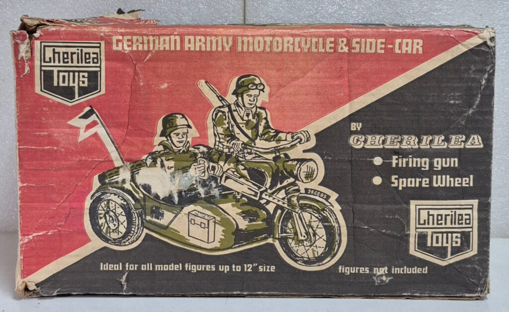 1970 Cherilea G.I. Joe German Army Motorcycle & Sidecar in Box 1