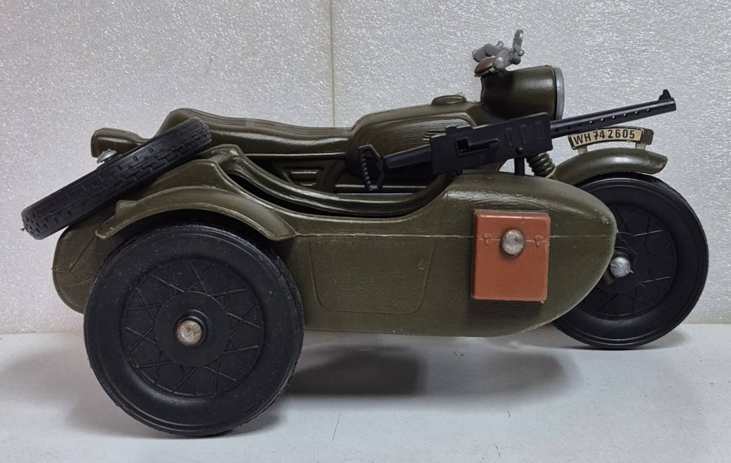 1970 Cherilea G.I. Joe German Army Motorcycle & Sidecar in Box
