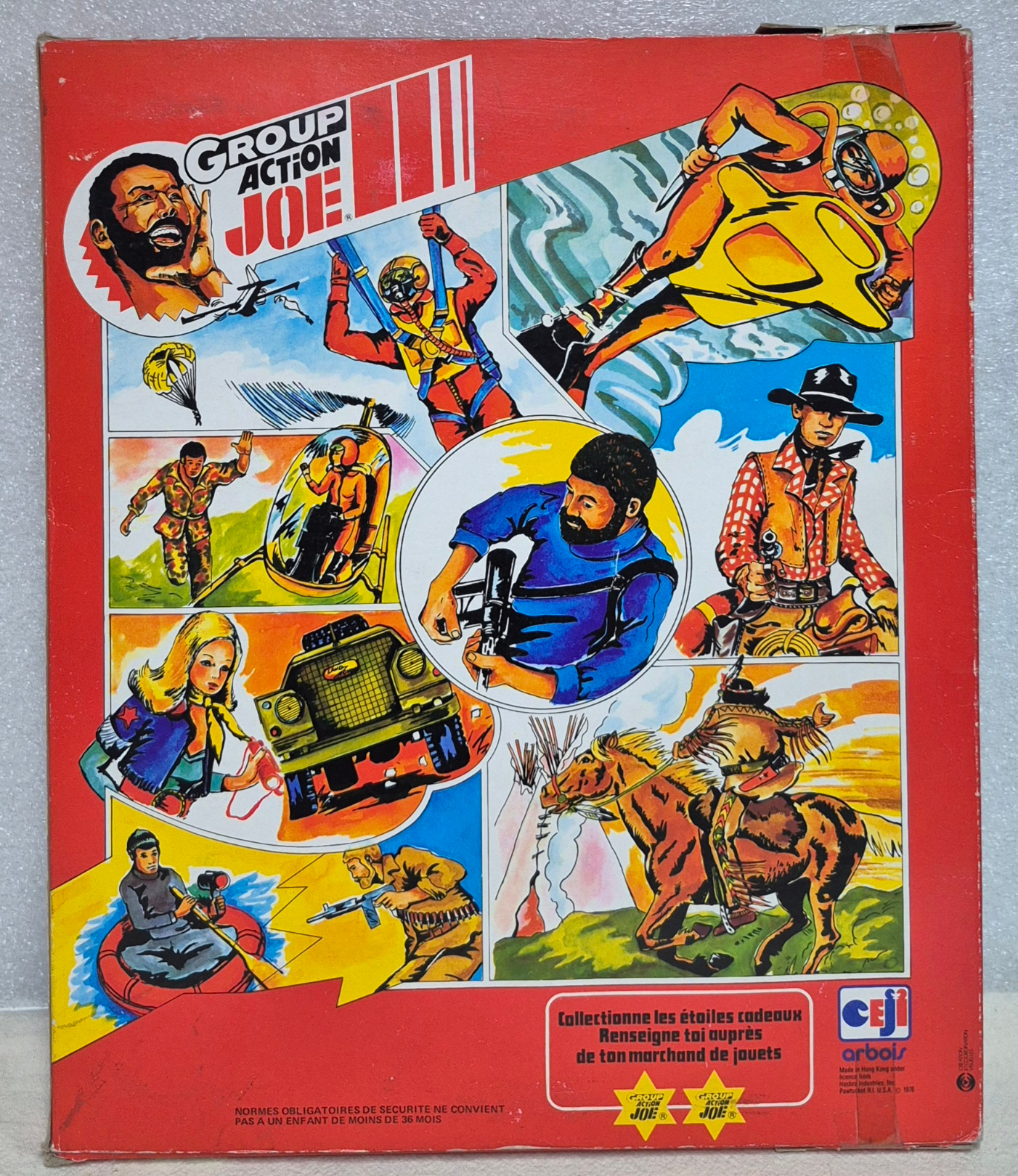 hasbro-ceji-arbois-gi-joe-group-action-joe-speleologue-cave-specialist-outfit-2 1976 Hasbro Ceji Arbois G.I. Joe Group Action Joe Spéléologue (Cave Specialist) Outfit - Mint in Package 2