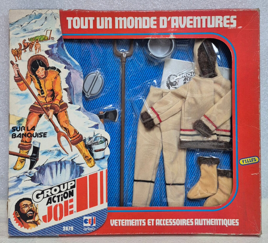1976 Hasbro Ceji Arbois G.I. Joe Group Action Joe Sur la Banquise (On the Sea Ice) Outfit - Mint in Package 1