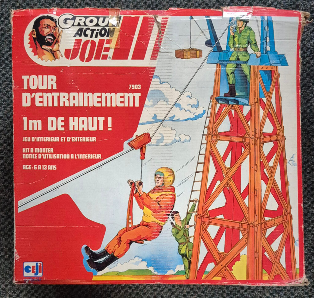 1976 Hasbro Ceji Arbois G.I. Joe Group Action Joe Tour D'Entrainement Complete in Box 1