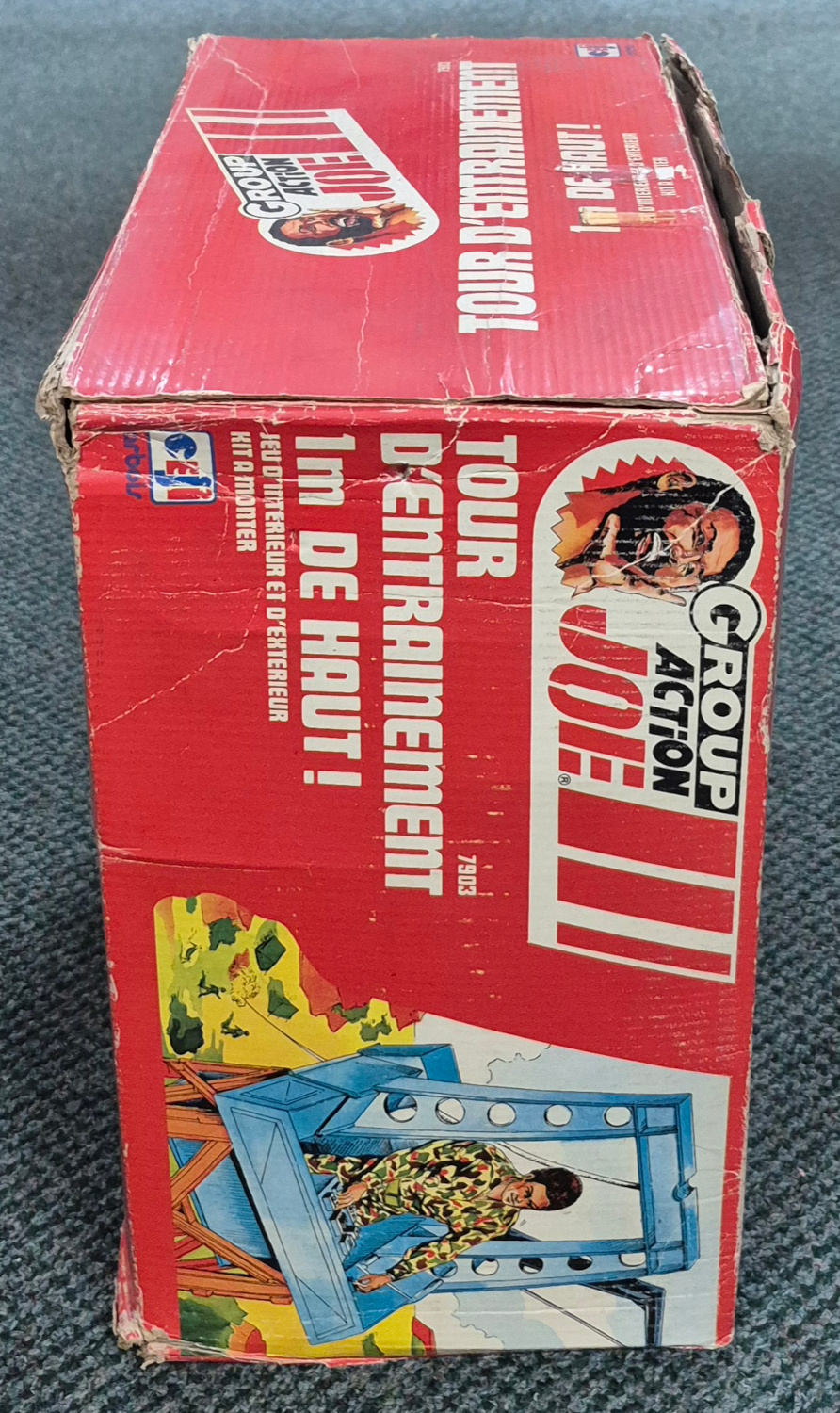 hasbro-ceji-arbois-gi-joe-group-action-joe-tour-dentrainement-in-box-6 1976 Hasbro Ceji Arbois G.I. Joe Group Action Joe Tour D'Entrainement Complete in Box 6