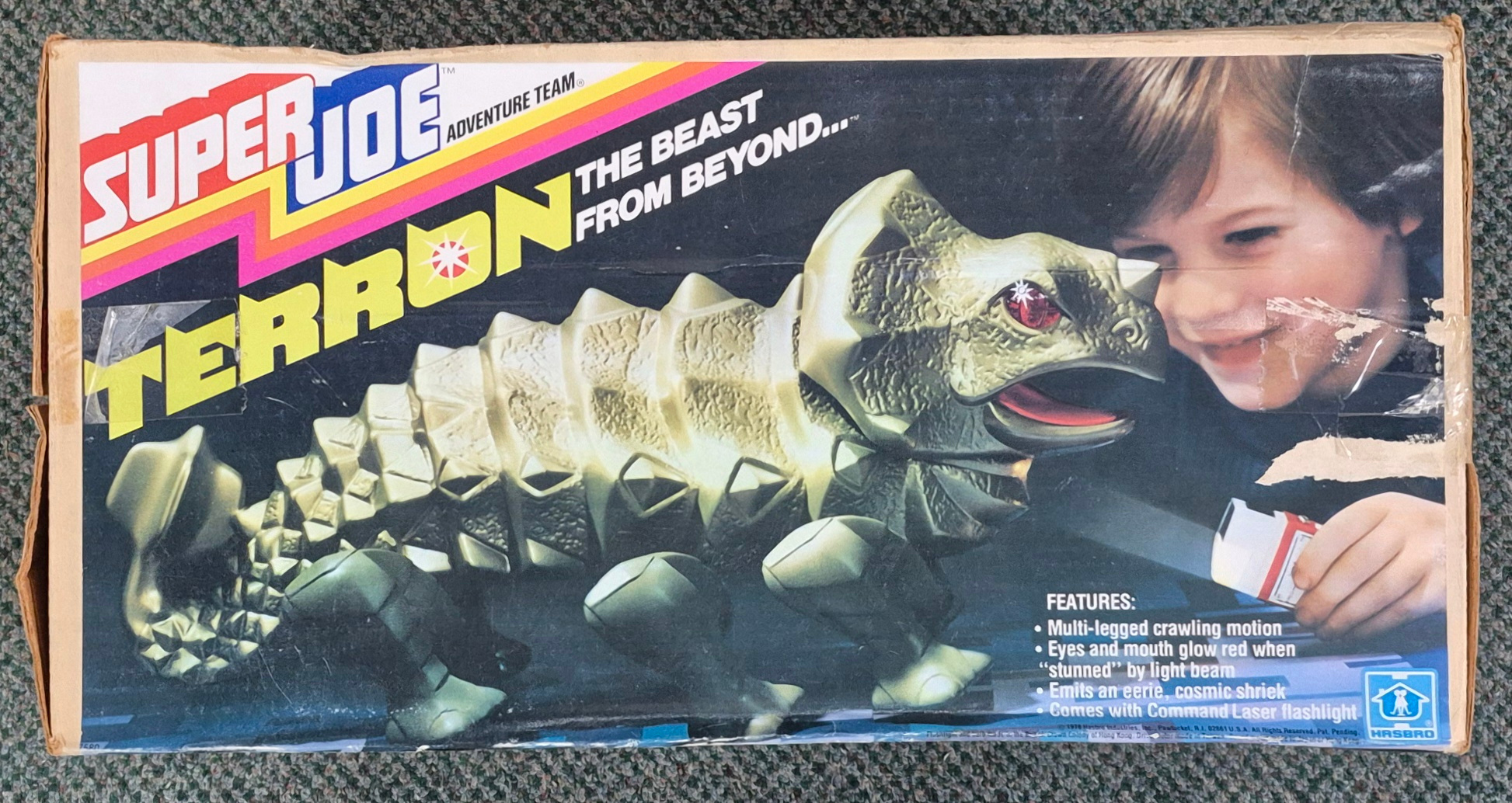hasbro-super-joe-adventure-team-terron-in-box-2 1978 Hasbro G.I. Joe Super Joe Adventure Team Terron Complete in Box: Works! 2