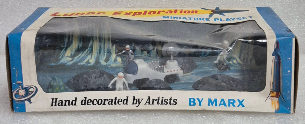 MIB 1970 Marx Lunar Exploration Blue Planet Miniature Playset 1