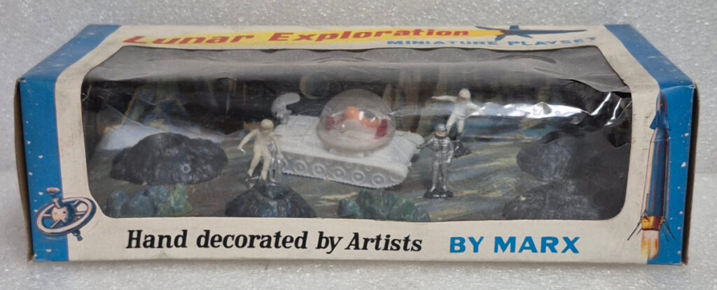 MIB 1970 Marx Lunar Exploration Night Planet Miniature Playset 1