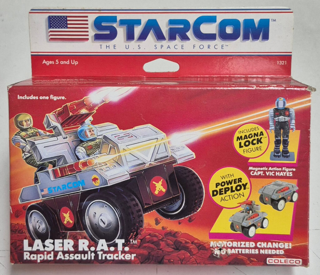 MIB 1987 Coleco StarCom Laser R.A.T. Rapid Assault Tracker Vehicle 1