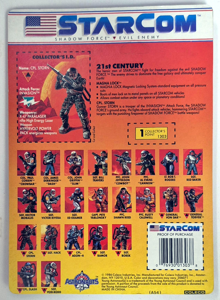 moc-coleco-starcom-shadow-force-corporal-storn-2 MOC 1986 Coleco StarCom Shadow Force Corporal Storn Figure : Mint on Card 2