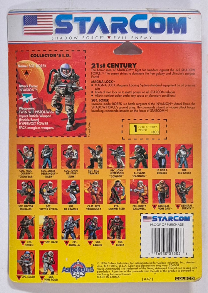 moc-coleco-starcom-shadow-force-sgt-borek-2 MOC 1986 Coleco StarCom Shadow Force Sgt. Borek Figure : Mint on Card 2