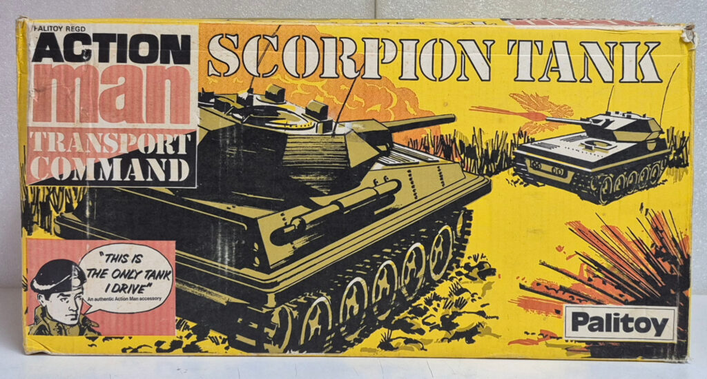 1972 Palitoy G.I. Joe Action Man Scorpion Tank Complete in Box 1