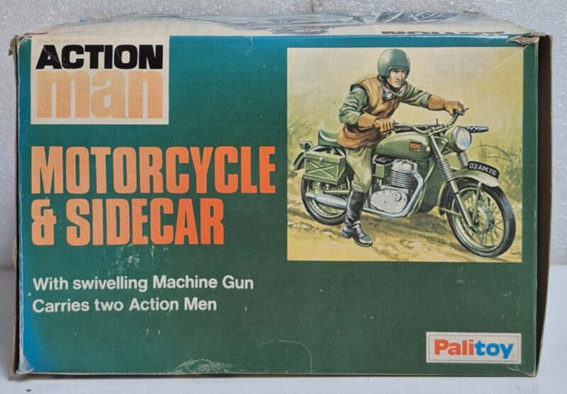 1976 Palitoy G.I. Joe Action Man Motorcycle & Sidecar Complete in