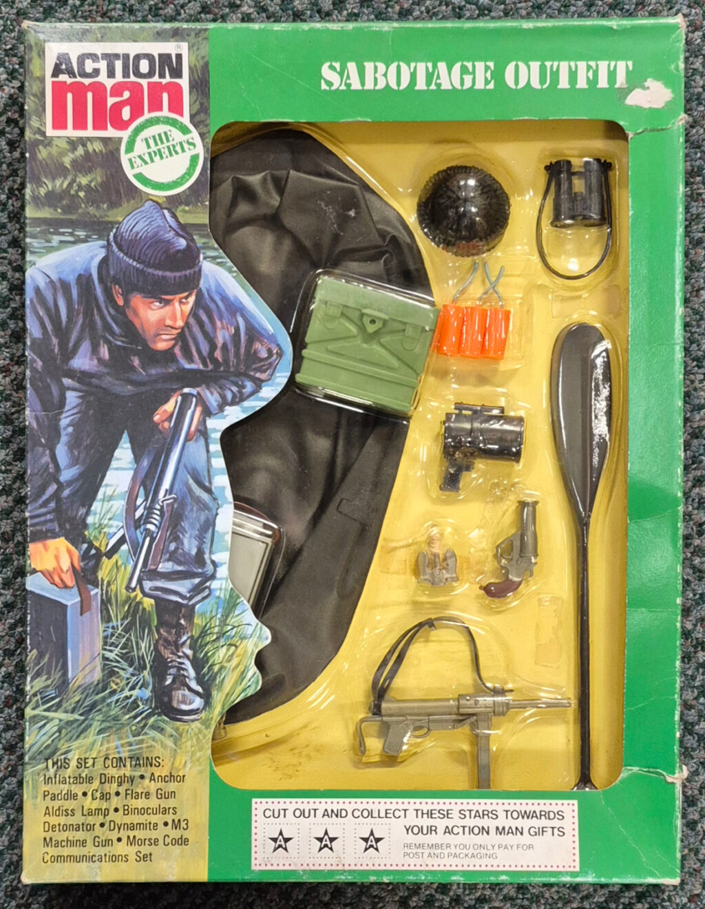 MIB 1981 Palitoy G.I. Joe Action Man Sabotage Outfit Set 1