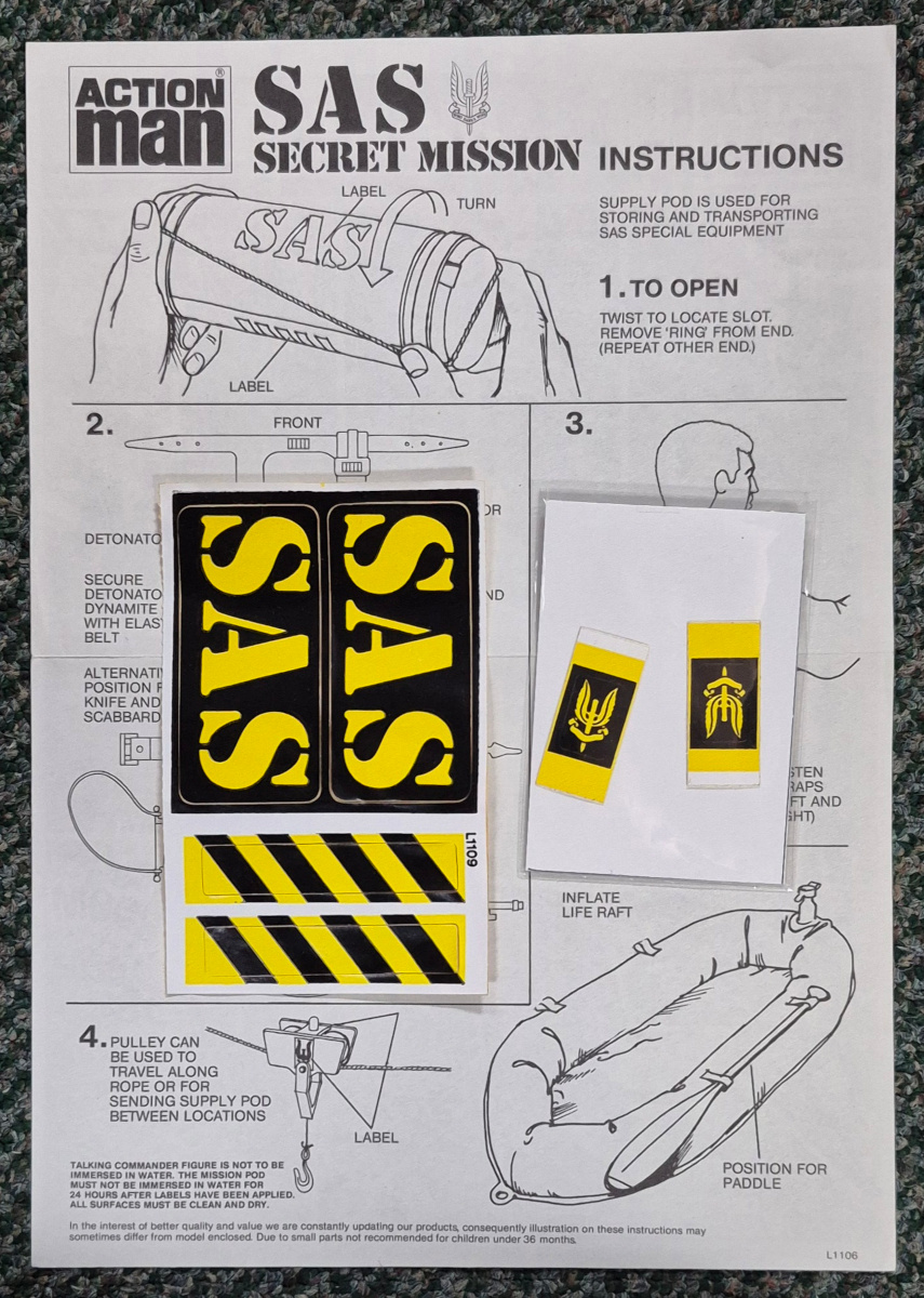 palitoy-action-man-sas-secret-mission-equipment-set-8 MIB 1981 Palitoy G.I. Joe Action Man SAS Secret Mission Equipment Set 8