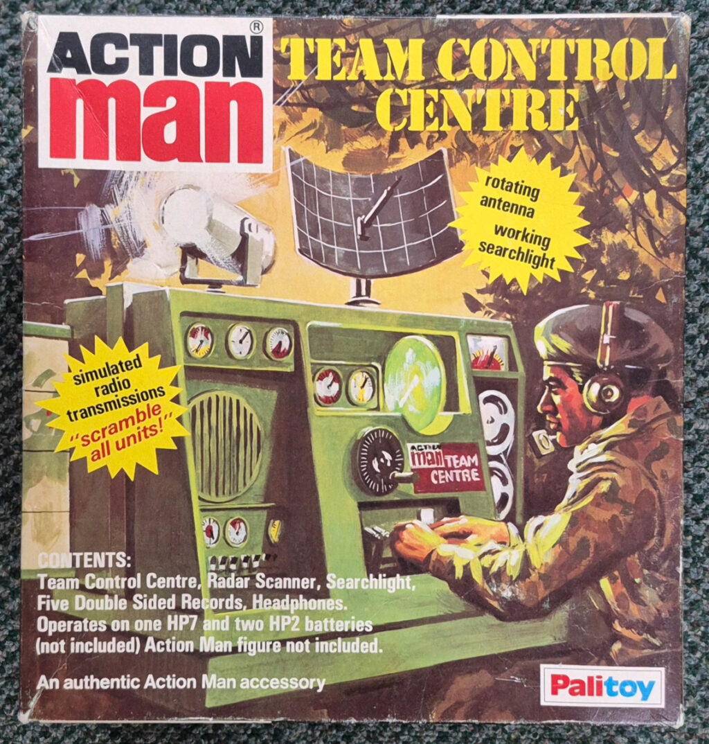 1977 Palitoy G.I. Joe Action Man Talking Team Control Centre Complete in Box - Works! 1