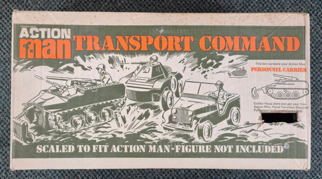 1967 Palitoy G.I. Joe Action Man Personnel Carrier Complete in Box - Like New! 1