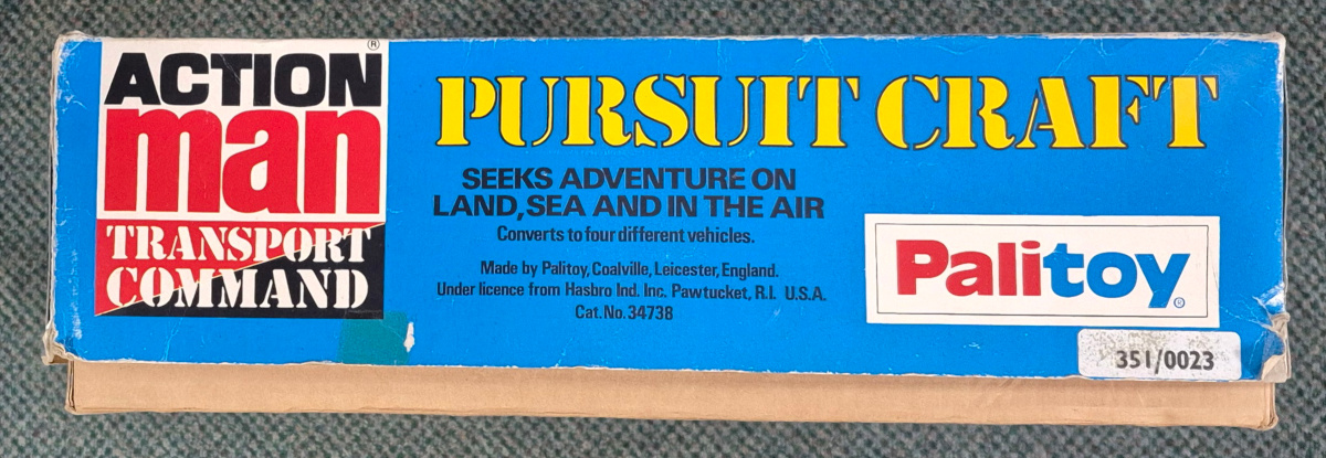 palitoy-action-man-transport-command-pursuit-craft-and-pilot-figure-4 1978 Palitoy G.I. Joe Action Man Transport Command Pursuit Craft and Pilot Complete in Box 4