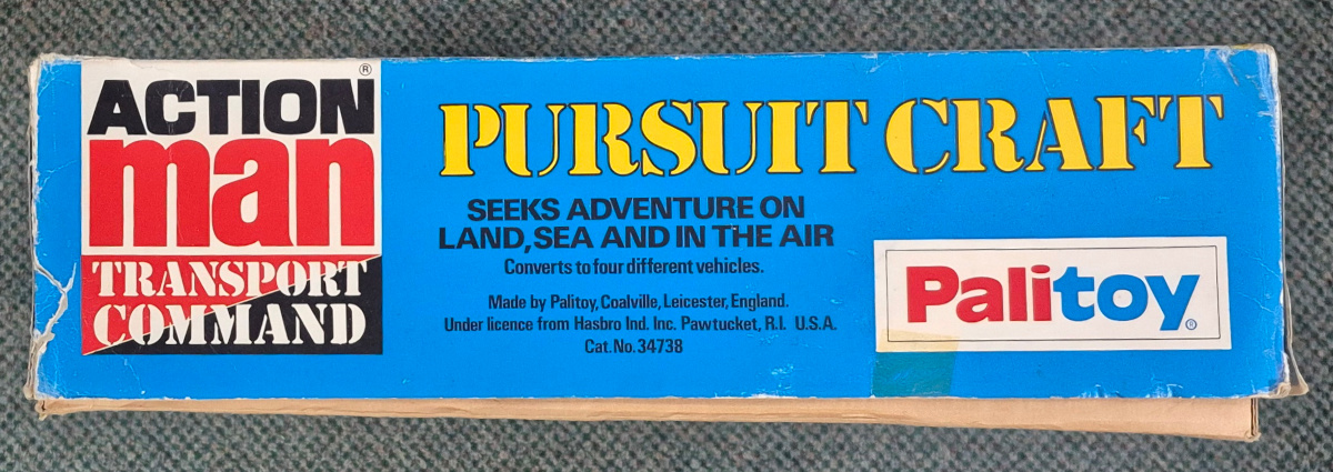 palitoy-action-man-transport-command-pursuit-craft-and-pilot-figure-5 1978 Palitoy G.I. Joe Action Man Transport Command Pursuit Craft and Pilot Complete in Box 5