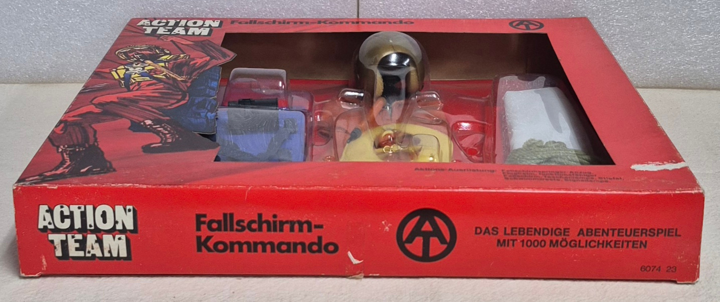 1970 Schildkrot Hasbro G.I. Joe Action Team Fallschirm-Kommando