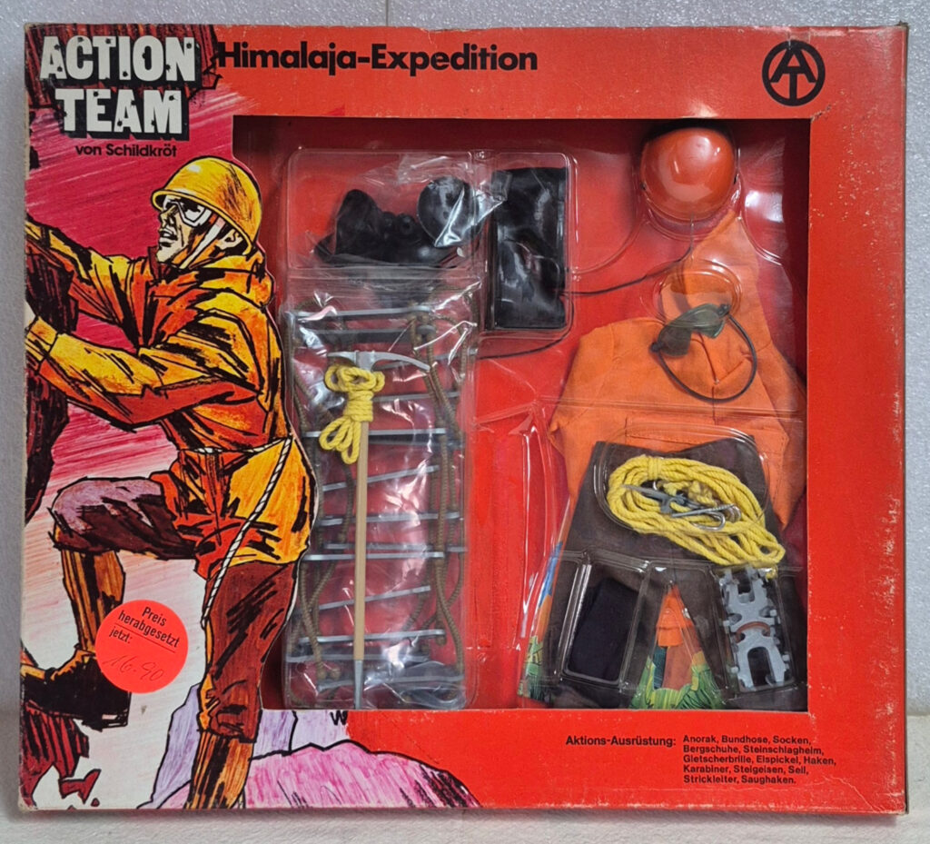 1970 Schildkrot Hasbro G.I. Joe Action Team Soldaten der Welt US-Air Kadett Uniform Set : Mint in Box 1