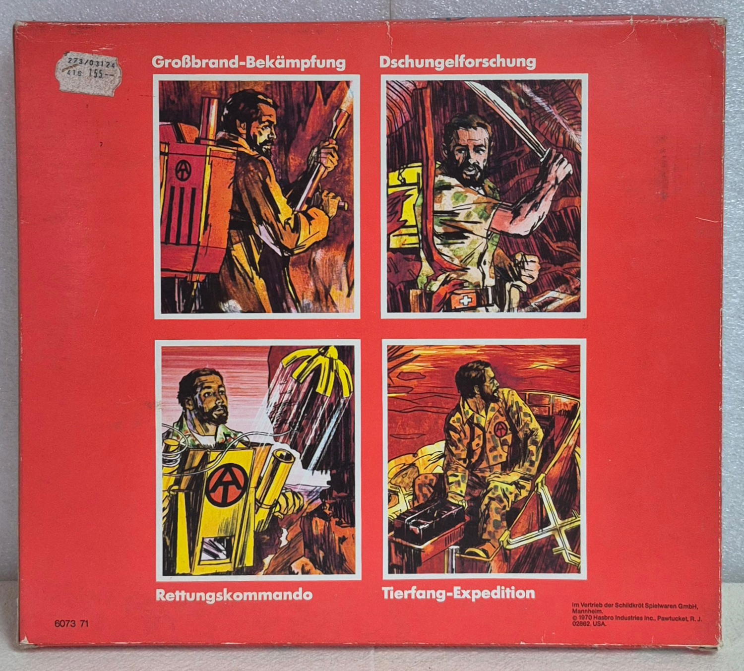 1970 Schildkrot Hasbro G.I. Joe Action Team Katastrophen-Einsatz