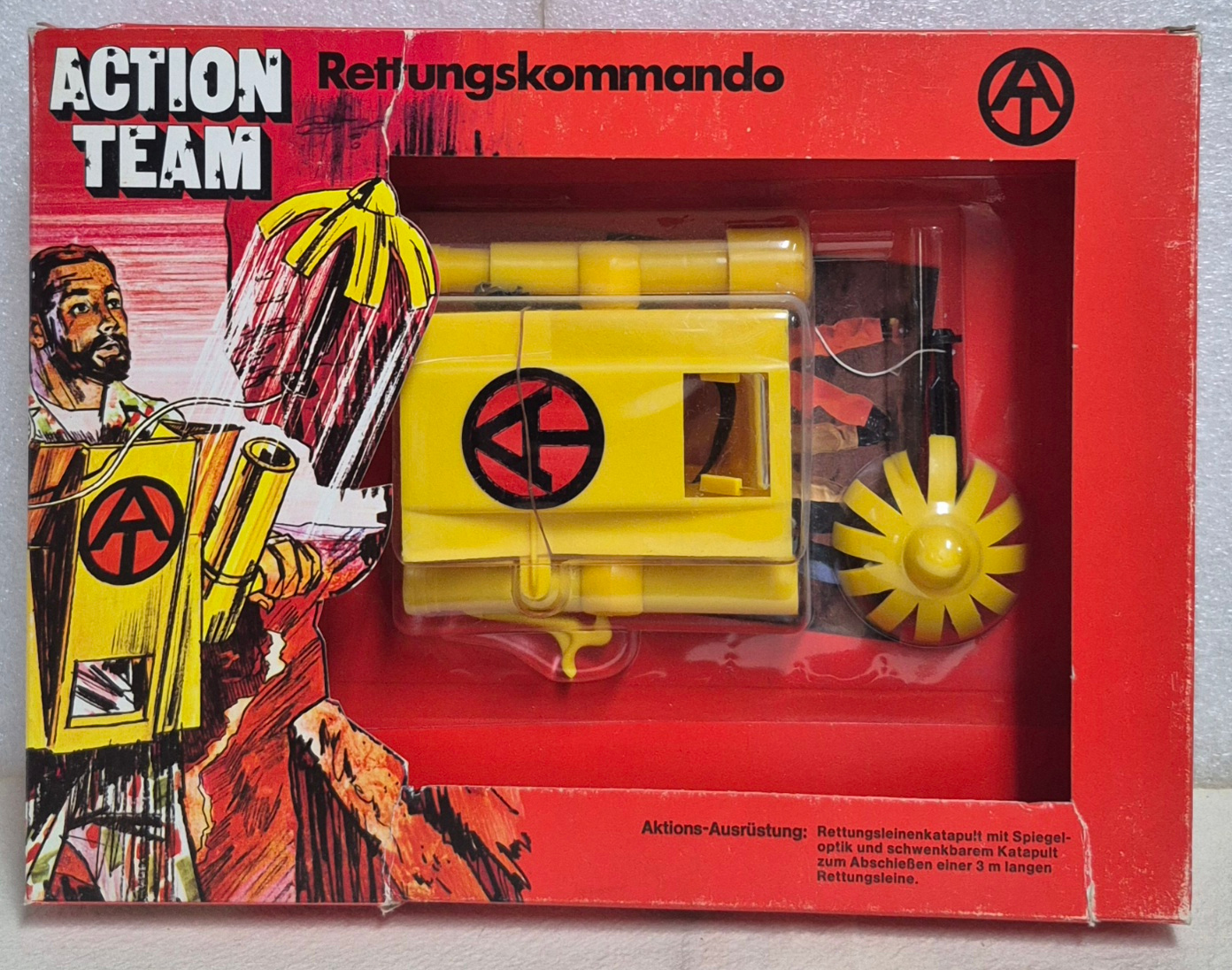 1970 Schildkrot Hasbro G.I. Joe Action Team Rettungskommando (Life-Line Catapult) : Mint in Box 1
