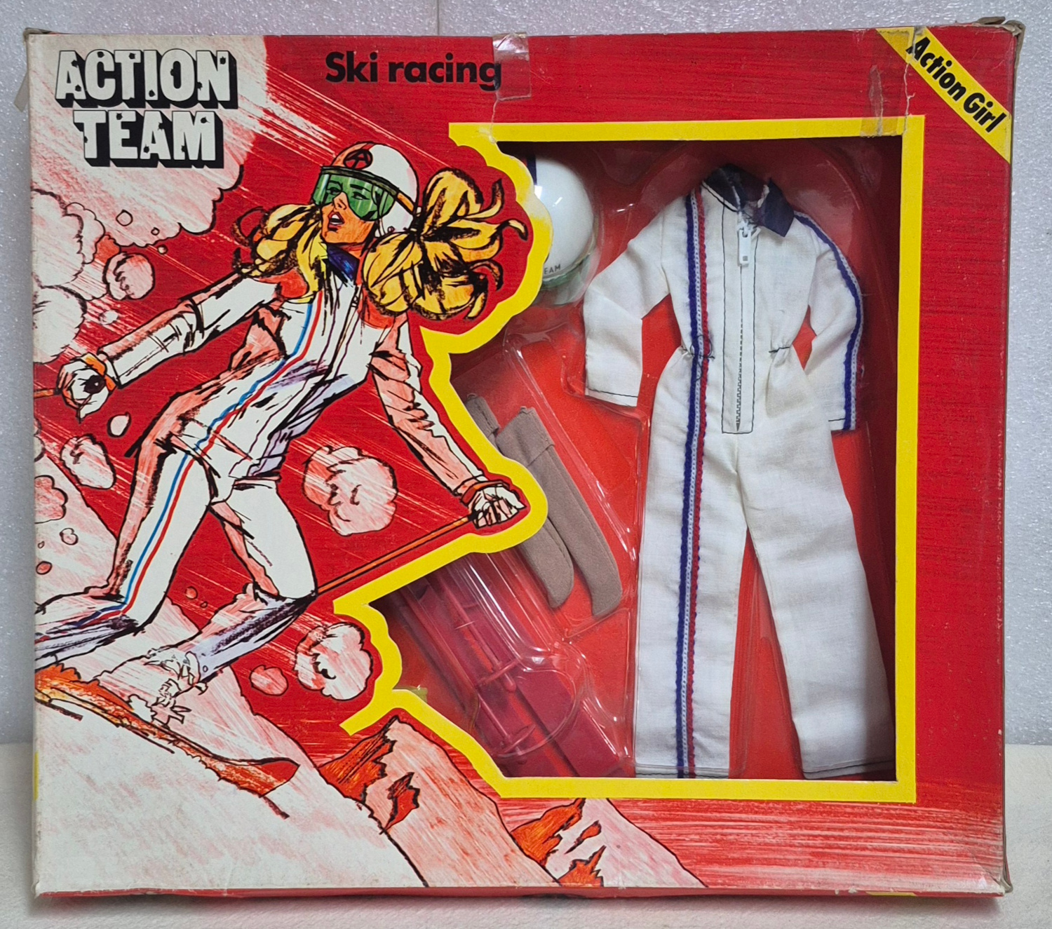 1975 Schildkrot Hasbro G.I. Joe Action Team Ski Racing Outfit for Action Girl: Mint in Box 1