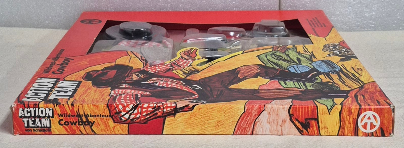 schildkrot-hasbro-gi-joe-action-team-wildwest-abenteuer-cowboy-outfit-and-equipment-set-6 1970 Schildkrot Hasbro G.I. Joe Action Team Wildwest-Abenteuer Cowboy Equipment & Outfit Set : Mint in Box 6