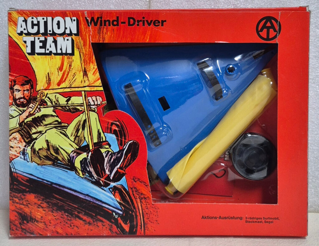 1970 Schildkrot Hasbro G.I. Joe Action Team Wind-Driver (Windboat) : Mint in Box 1
