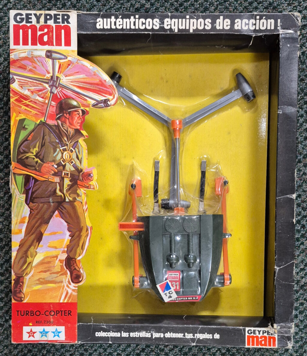 MIP 1975 Geyperman Hasbro G.I. Joe Turbo-Copter Set #7300: Mint in Package 1