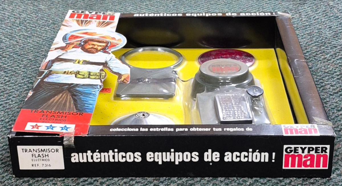 geyperman-hasbro-gi-joe-7316-transmisor-flash-electrico-signal-flasher-4 MIP 1975 Geyperman Hasbro G.I. Joe Transmisor Flash Electrico Set #7316: Mint in Package 4