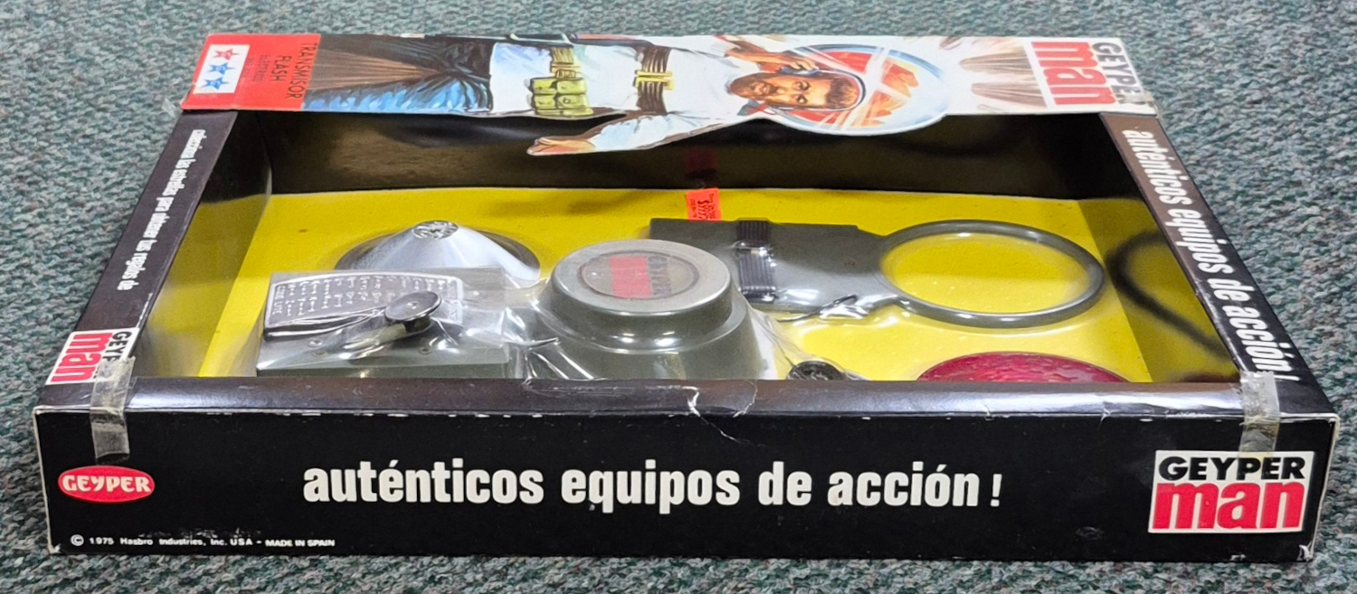geyperman-hasbro-gi-joe-7316-transmisor-flash-electrico-signal-flasher-5 MIP 1975 Geyperman Hasbro G.I. Joe Transmisor Flash Electrico Set #7316: Mint in Package 5
